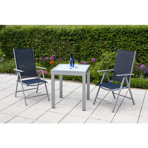 Merxx Gartenmöbel-Set Amalfi 3-tlg. Marineblau