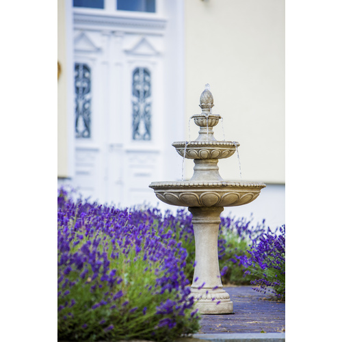 HEISSNER Gartenbrunnen, grau, inkl. Pump...