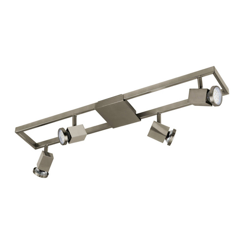 LED Deckenleuchte mit Rahmen-Optik, GU10 inkl., 4-flammig