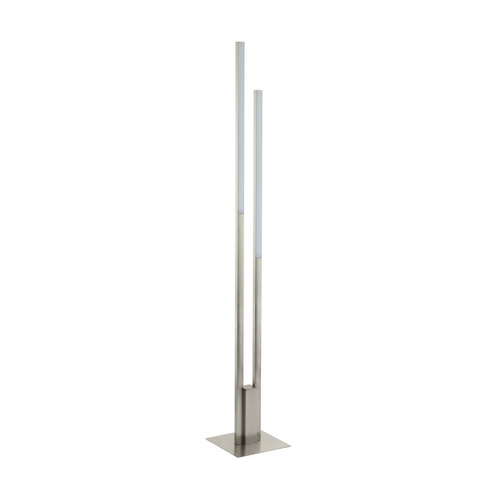 Connect LED Stehleuchte aus Aluminium in Nickel-matt 2-flammig RGBW + Tunable White