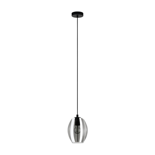 Eglo Pendelleuchte Cadaques E27, schwarz