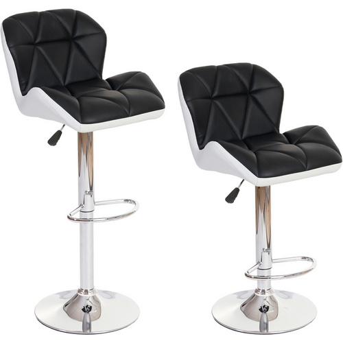 Thumbnail - MVG Barhocker »MVG-A92«, verchromtes Metall - schwarz