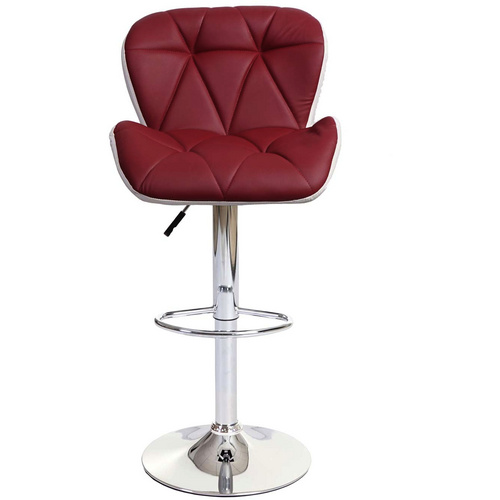 Thumbnail - MVG Barhocker »MVG-A92«, verchromtes Metall - rot