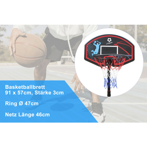 L.A. Sports Basketballanlage, H 205 - 26...