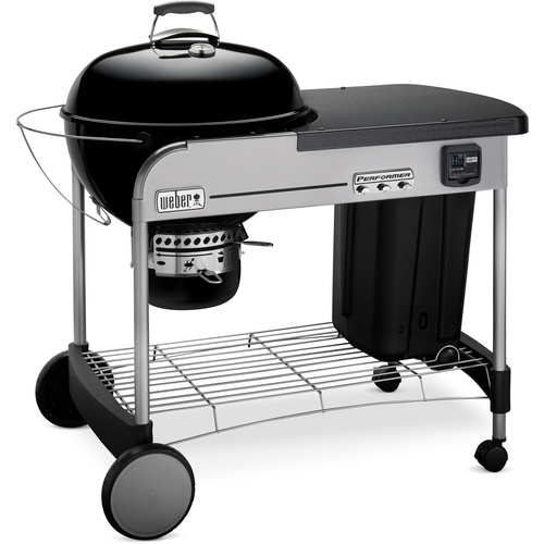 Weber Holzkohle Grillwagen Performer Premium GBS Ø 57 cm Schwarz