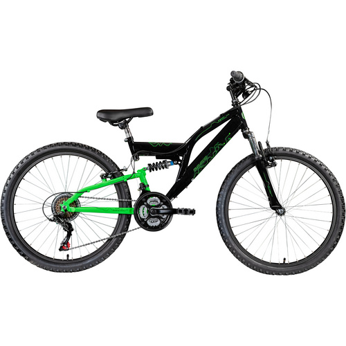 GALANO Mountainbike »Galano«, V-Brake, 18-Gang - schwarz | gruen