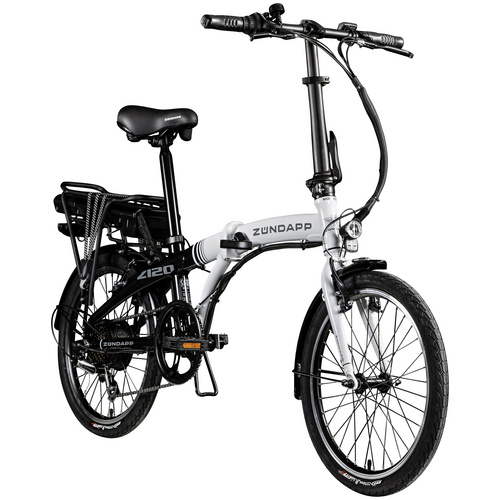 ZÜNDAPP E-Bike Unisex, 20 zoll, 7-Gang - weiss