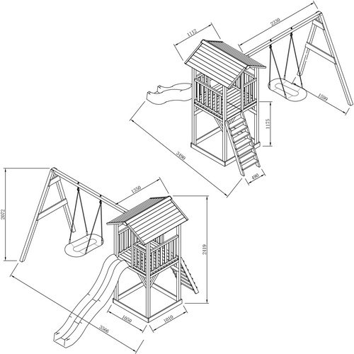 AXI Spielturm »Beach Tower Roxy«, (BxH... AXI Spielturm »Beach Tower Roxy«, (BxH...