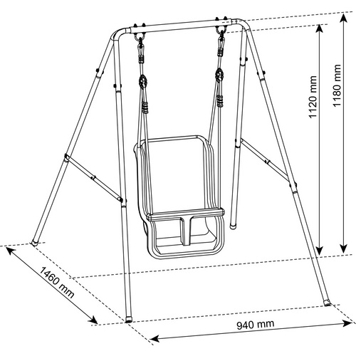 AXI Babyschaukel, metall/stahl/Kunststof... AXI Babyschaukel, metall/stahl/Kunststof...