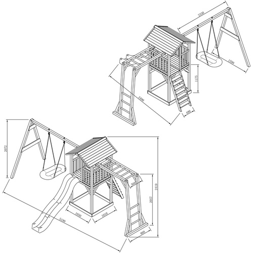 AXI Spielturm »Beach Tower Roxy«, (BxH...