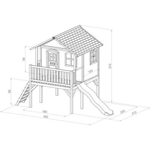AXI Kinderspielhaus »Sophie«, BxHxT: 3... AXI Kinderspielhaus »Sophie«, BxHxT: 3...