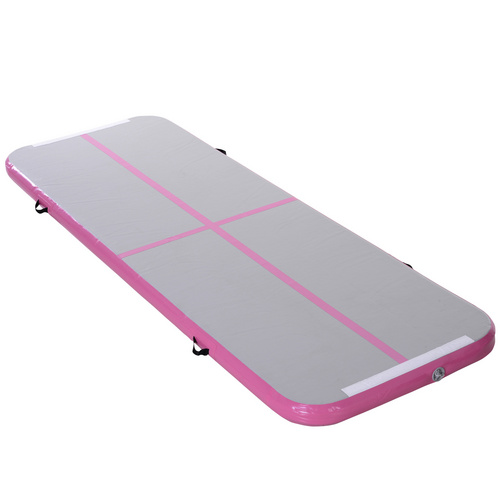 HOMCOM Tumbling Matte, Polyvinylchlorid (PVC), bis max. 200 cm - grau