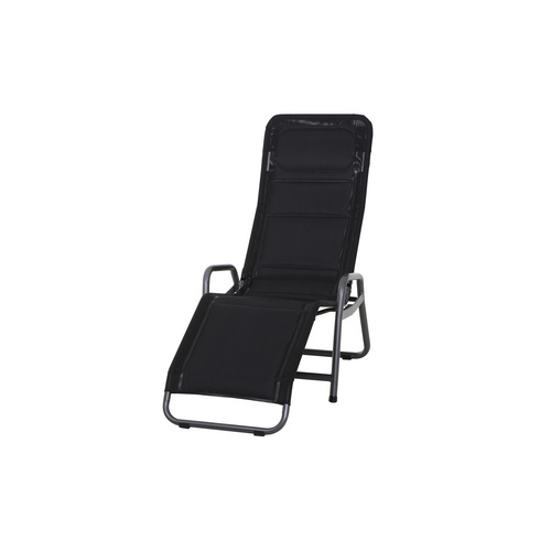 SIENA GARDEN Gartenliege Bito, Stahl/Textil, verstellbar