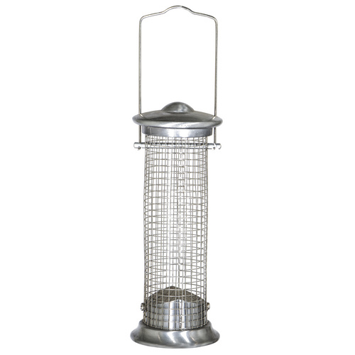 SIENA GARDEN Vogelfuttersäule »Feeder Aluminium Line«, Aluminium, silberfarben