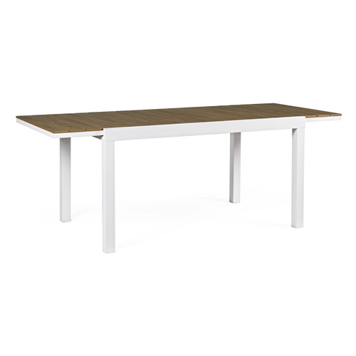 Bizzotto Ausziehtisch »Elias«, BxHxL: 90 x 75 x 140 cm, Tischplatte: Polywood - weiss