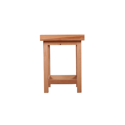 INTERIA Home & Living Hocker »MARCO«, BxH: 30 x 40 cm, Kernbuche - beige