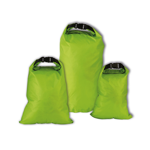 Thumbnail - HAPPY PEOPLE Packsack, 3er Set, blau/grün, Nylon - bunt