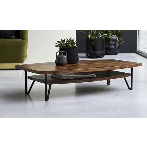 Thumbnail - INTERIA Home & Living Tisch »INDORE«, BxLxH: 110 x 110 x 45 cm, Akazienholz - braun