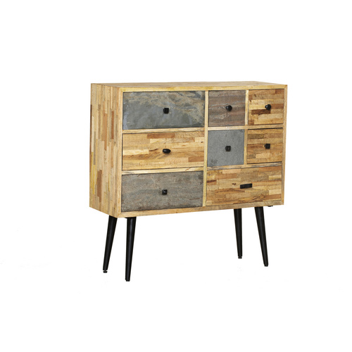 INTERIA Home & Living Kommode »YAMUNA«, Holz, mehrfarbig/graubraun