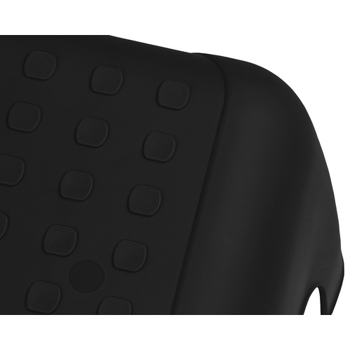 Thumbnail - Ondis24 Tritthocker, BxH: 44 x 23,5 cm, Kunststoff - schwarz