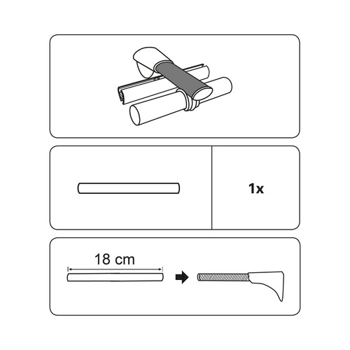 Thumbnail - GARDINIA Rollo »EASYFIX«, mocca, Polyester - braun