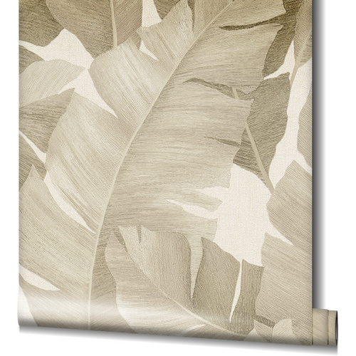 Thumbnail - marburg Vliestapete »Avalon«, Blätter, Blumen, beige