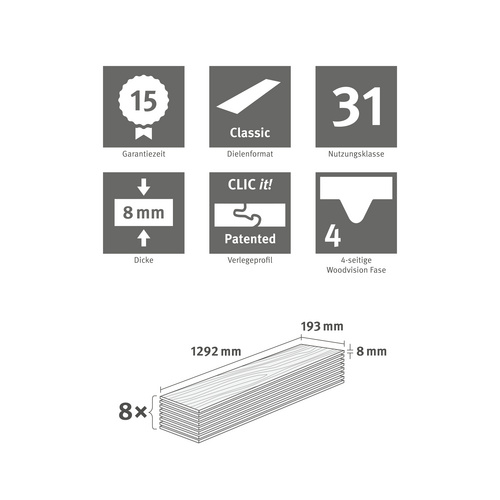 EGGER Korklaminat »Comfort«, Jacksonvi...