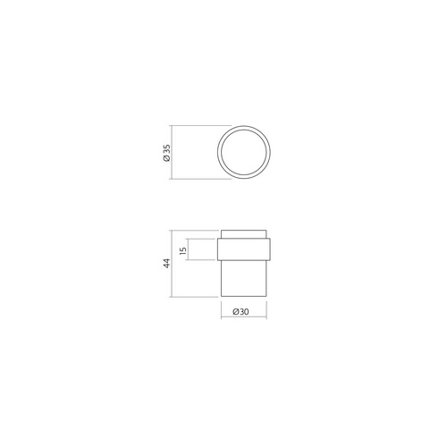 Thumbnail - Intersteel Türstopper, D.30x40 mm