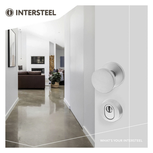 Thumbnail - Intersteel Sicherheitsrosette, Ø: 60 mm, Aluminium - silberfarben