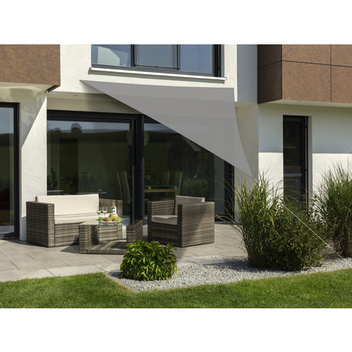 Schneider Sonnensegel Teneriffa Silbergrau 500 x 500 x 500 cm