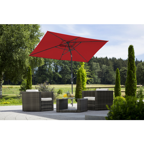 Schneider Sonnenschirm Tunis 150 x 270 cm rot