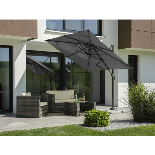 Schneider Sonnenschirm Rhodos Junior anthrazit, 230 x230 cm