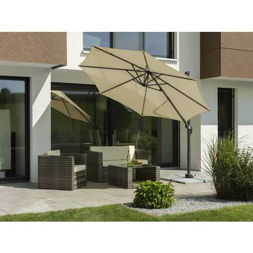 Schneider Sonnenschirm Rhodos Junior natur, Ø 300 cm