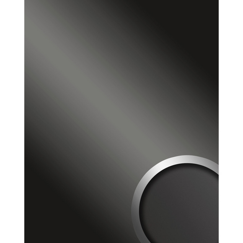 wallface Dekorpaneele, Spiegel, samtig - grau