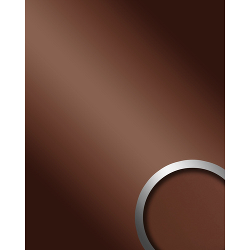 wallface Dekorpaneele, Spiegel, samtig - braun