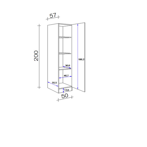 Flex-Well Vorratsschrank »Lucca«, Ansc...