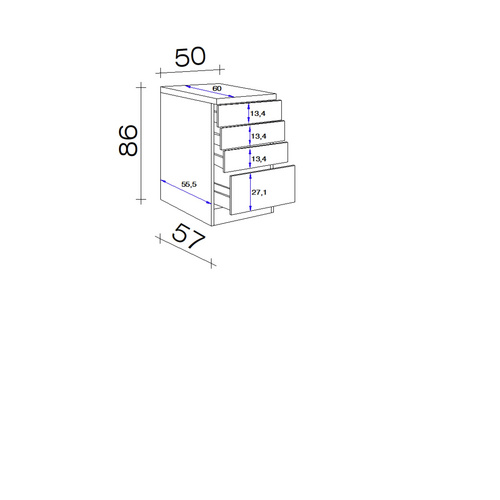 Flex-Well Schubkasten-Unterschrank »Eic...