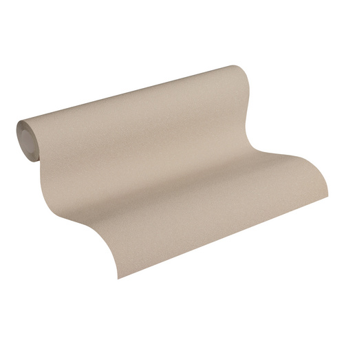 A.S. Création Vliestapete Trendwall Uni Beige-Braun