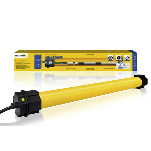 Schellenberg Rollladenmotor Maxi PLUS 20 Nm für 60 mm Achtkantwellen, max. 8,5 m², max. Zugkraft 34 kg