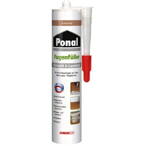 Ponal Parkett und Laminat Fugenfüller 280 ml, kirsche