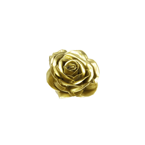 Flowerbox Wachsrose 12er-Set - goldfarben