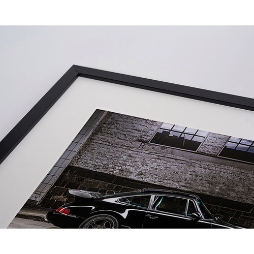 Thumbnail - ANY IMAGE Digitaldruck »Porsche«, Rahmen: Buchenholz, Schwarz