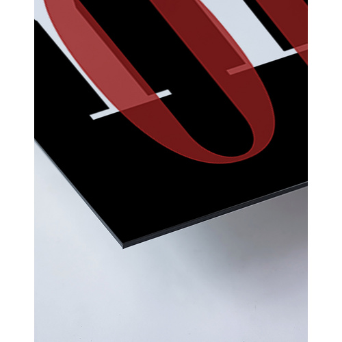 Thumbnail - ANY IMAGE Kunstdruck »Yes! Oui!«, mehrfarbig, Alu-Dibond - bunt