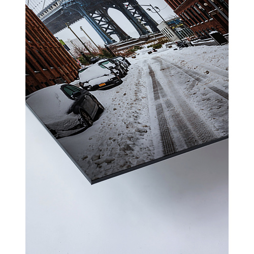 ANY IMAGE Kunstdruck »Manhattan Bridge«, mehrfarbig, Alu-Dibond - bunt