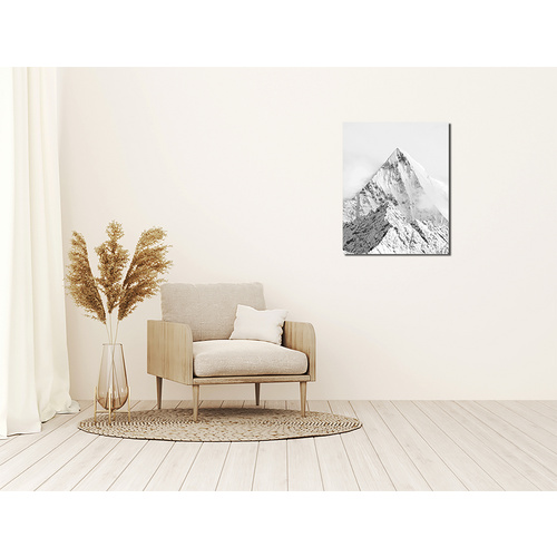 Thumbnail - ANY IMAGE Kunstdruck »Berggipfel im Nebel«, mehrfarbig, Alu-Dibond - bunt