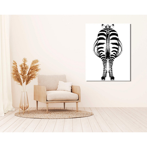 ANY IMAGE Kunstdruck »Zebra II«, mehrfarbig, Alu-Dibond - bunt