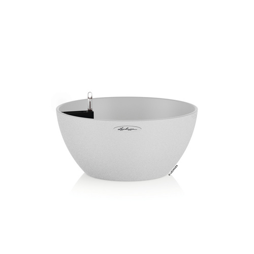Lechuza Pflanzgefäß Cubeto Stone 40 Quarzweiß Ø 40 cm