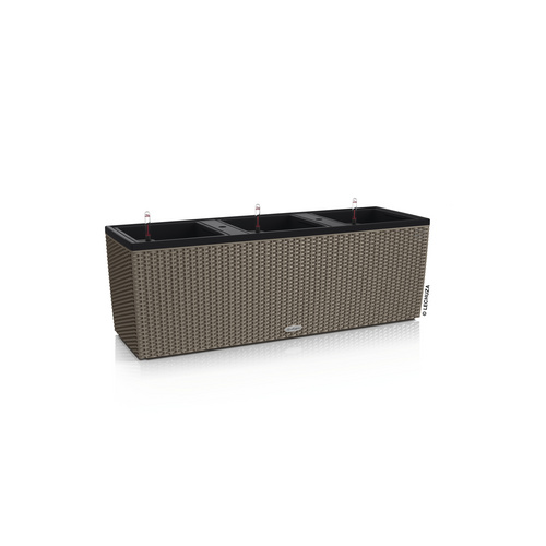 Lechuza Pflanzgefäß Trio Cottage 100 cm x 32 cm x 34 cm Sandbraun