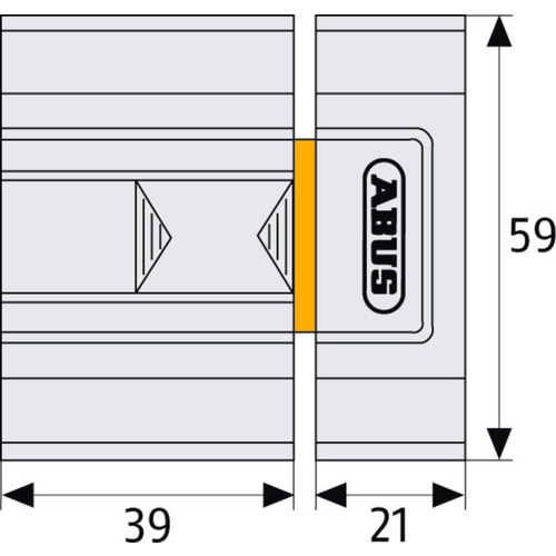 Thumbnail - ABUS Türzusatzsicherung, Kunststoff, braun