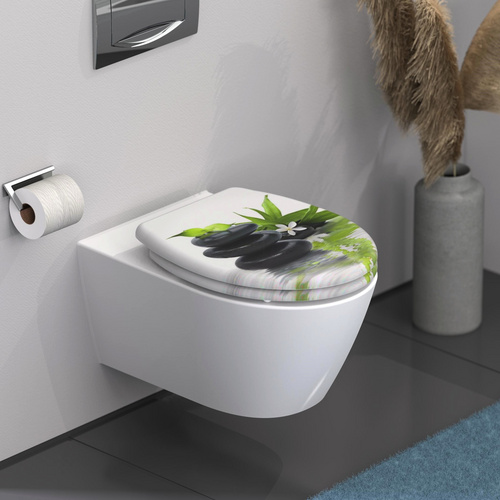 SCHÜTTE WC-Sitz »Jasmin«, Duroplast, oval,  mit Softclose-Funktion - bunt